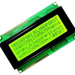 20x4 Line LCD Display with Yellow Grenn Backlight