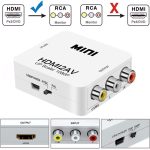 HDMI to AV Converter Adapter | HDMI to RCA Cable for Set Top Box, DVD, PS3 - Image 2