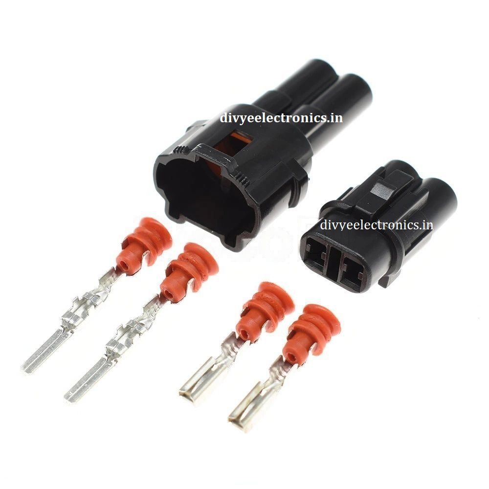 1-MlDvrVy2d-transformed.jpeg 2 Pin Way Male Female Waterproof Connector for Electric Bike/Four Pin Automotive (5set) - Image 1