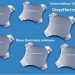 12mm 4 Leg Tactile Snap Metal Dome Switch  without dimple (100pcs)