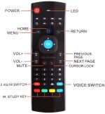 MX3 Air Fly Mouse 2.4G Wireless Keyboard Voice Remote control for Android Tv, PC - Image 2