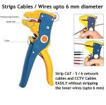 Self-Adjusting Insulation Cable Wire Stripper Cutter Crimper Automatic Wire Strippers Stripping Range 0.25-6mm Stripping Plier - Image 2