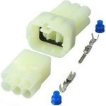 6 Pin Waterproof Connector for Electric Car, bike Automotive connector (1 sets)
