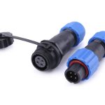 4pin Waterproof Connector, Nylon Assembly, 4 pin Plug and Socket, auto Electrical
