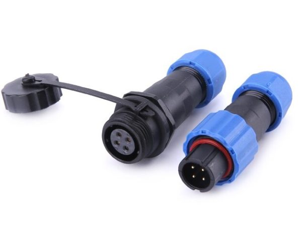 4pin Waterproof Connector, Nylon Assembly, 4 pin Plug and Socket, auto Electrical