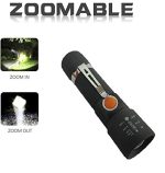 Portable USB Mini Rechargeable Flashlight XM-L T6 LED High Power Zoom Torch - Image 3