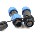 5pin Waterproof Connector, IP68 Aviation Bulkhead Outdoor led Plug Socket
