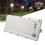 50 Watt Ultra Thin Slim IP65 Metalled Flood Outdoor Light Cool White Waterproof Brick Light - 50W  Flood Light Outdoor Lamp (White)