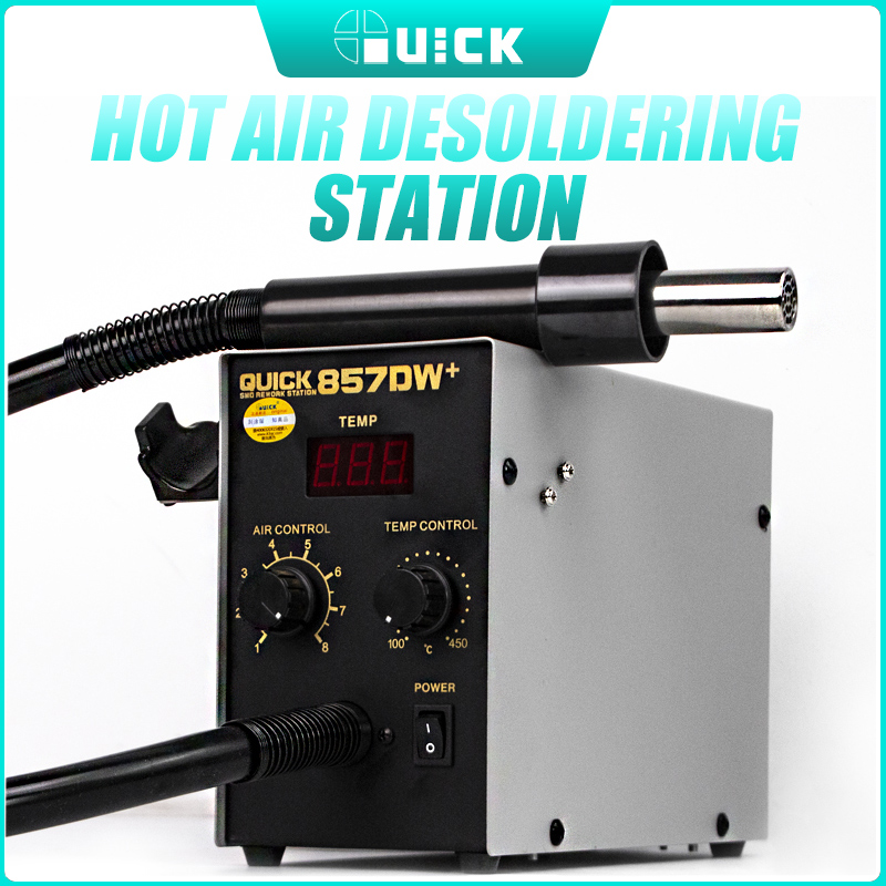 857dw.7.png QUICK 857DW+ LEAD FREE ADJUSTABLE SMD REWORK STATION 100% ORIGINAL - Image 1