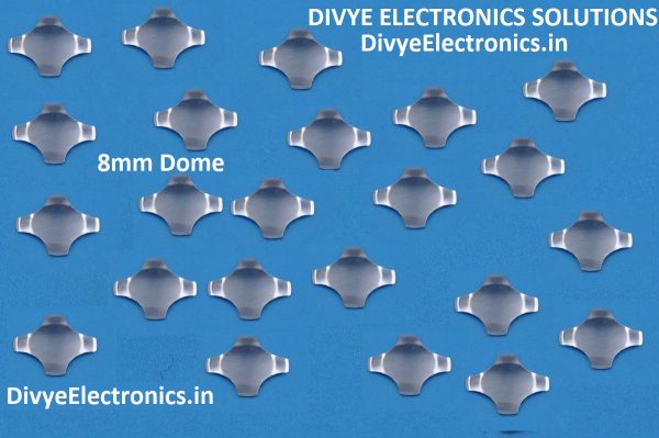 8 mm 4 Leg Tactile Snap Metal Dome Switch  without dimple (100pcs)