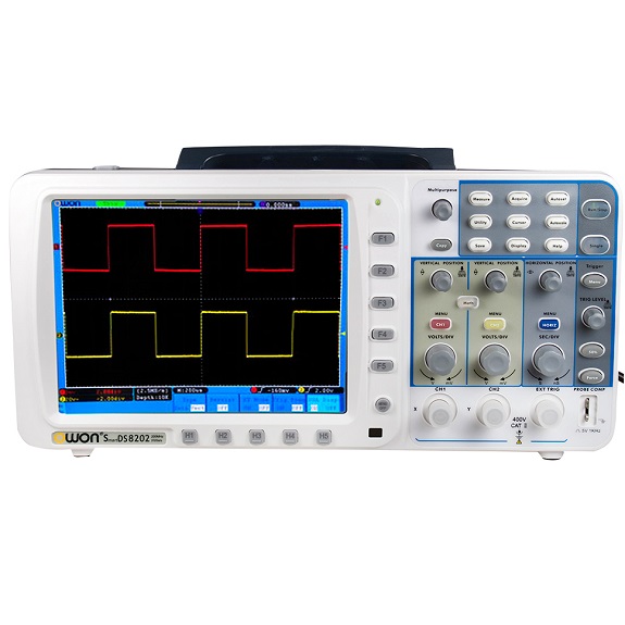 SDS-8202V.jpg OWON SDS-8202V Deep Memory Digital Storage Oscilloscope 200 MHz, 2 GSa/s - Image 1