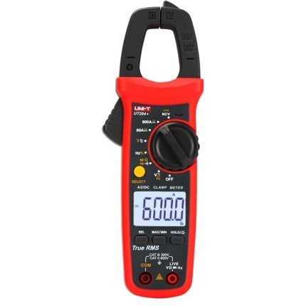 UNI-T UT204+ Digital clamp meter- 600A AC/DC True Rms