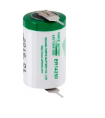 FORTE Lithium Battery ER14250 3.6v 1/2AA with PIN, Battery Type: Lithium-Ion,