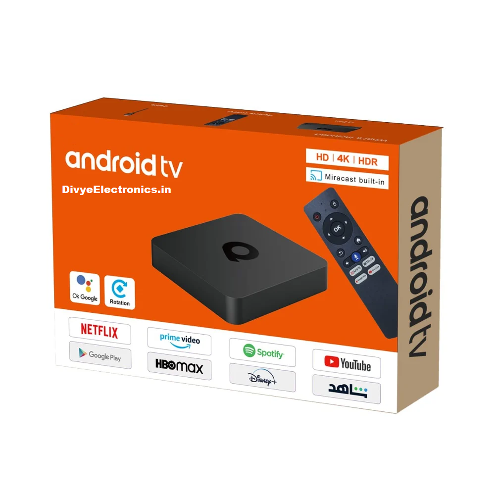 Android 10.0 TV Box, Q1 Android Box H313 4GB RAM 32GB ROM Quad