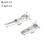 Waterproof JHD Automobile Electrical Wire Connector Female Terminals – 50 pcs - Image 3