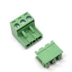 3-Pin 5.08mm Pitch Male Female Plug-in PCB Screw Terminal Block Connector