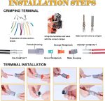 DT Series DT04-6P 6 Pin Way Sealed Gray Male and Female Auto Waterproof Electrical Wire Connector Plug for Motorcycle, Scooter, Car, Truck, Boats - Image 2