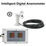 220V Digital Anemometer Wind Speed Meter with Cup Sensor | Smart Weather Station Wind Sensor | High Accuracy Wind Velocity Monitor for Industrial, Agricultural & Meteorological Applications