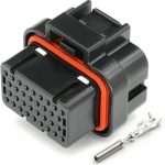 34Pin AMP Superseal 1.0mm Series Automotive Waterproof Connector Female Cable Connectors  Additional terminal 34 Pin