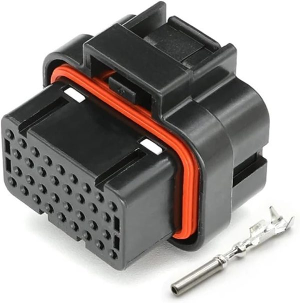 34Pin AMP Superseal 1.0mm Series Automotive Waterproof Connector Female Cable Connectors  Additional terminal 34 Pin