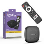DIVYE 2026 Android 16 Streaming TV Box 8K Voice Control 2GB/16GB HDR WiFi 6 Media Streaming Device (Black)